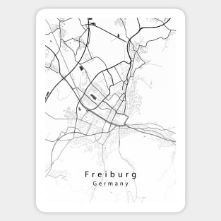 Freiburg Germany City Map Sticker